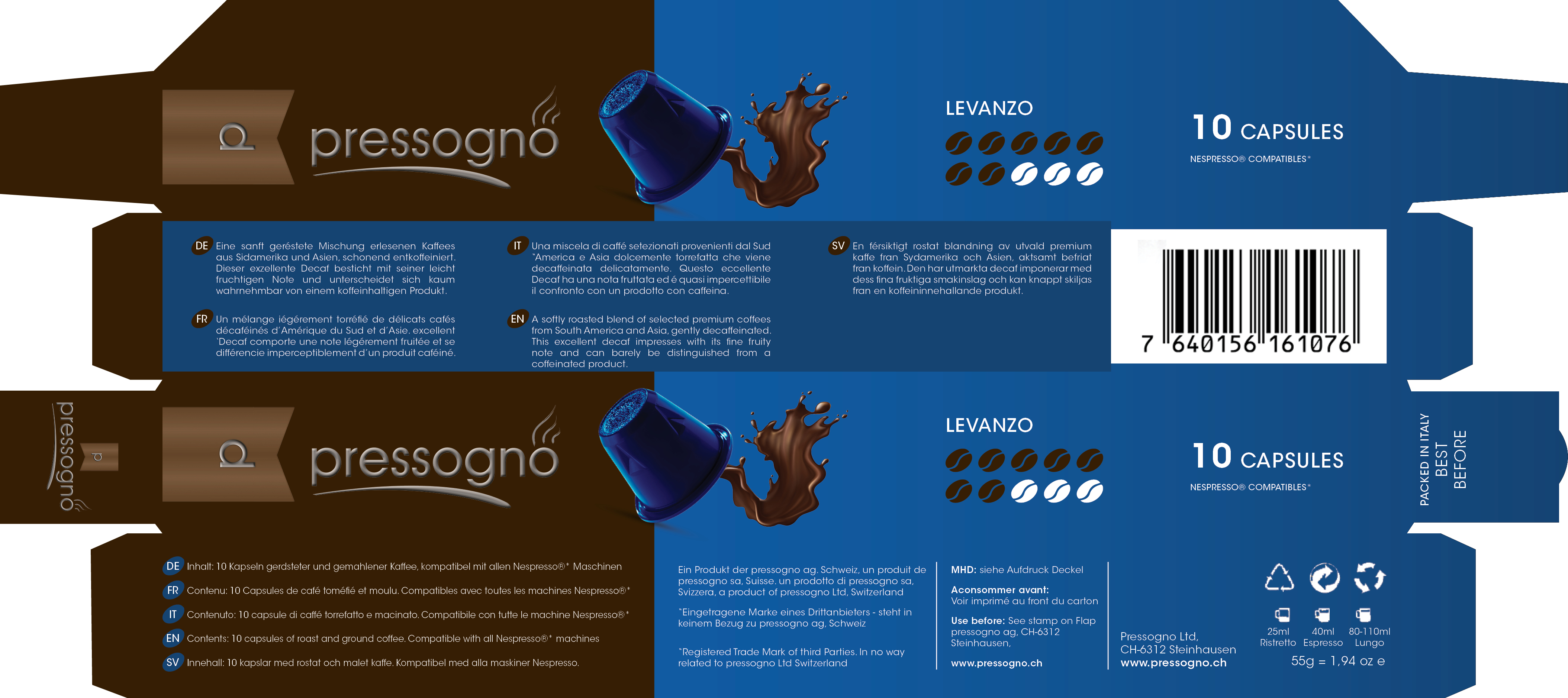 Diseño de Empaque por Creativeadpro para pressogno  ag | Diseño #21712191