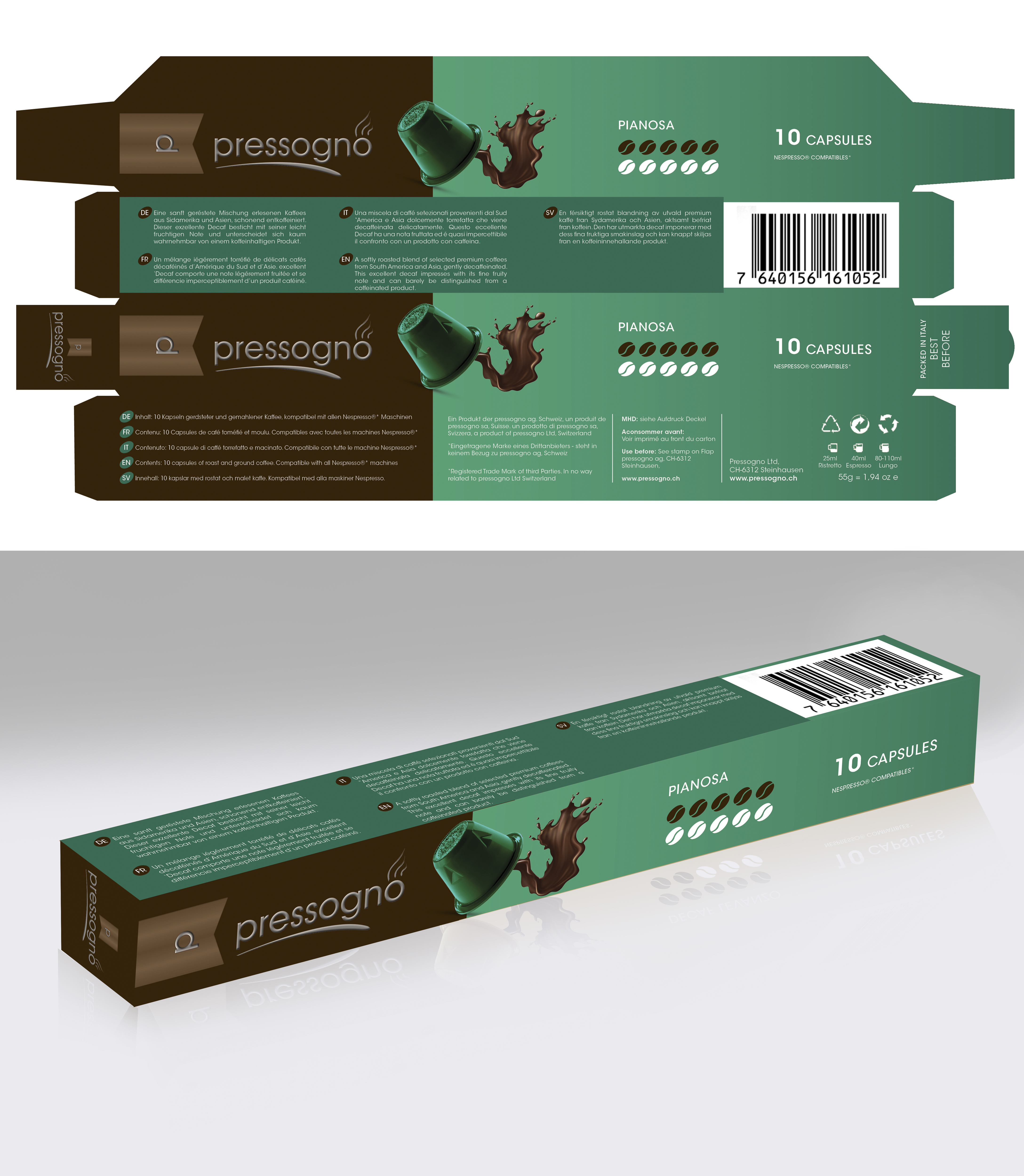 Diseño de Empaque por Creativeadpro para pressogno  ag | Diseño #21721104