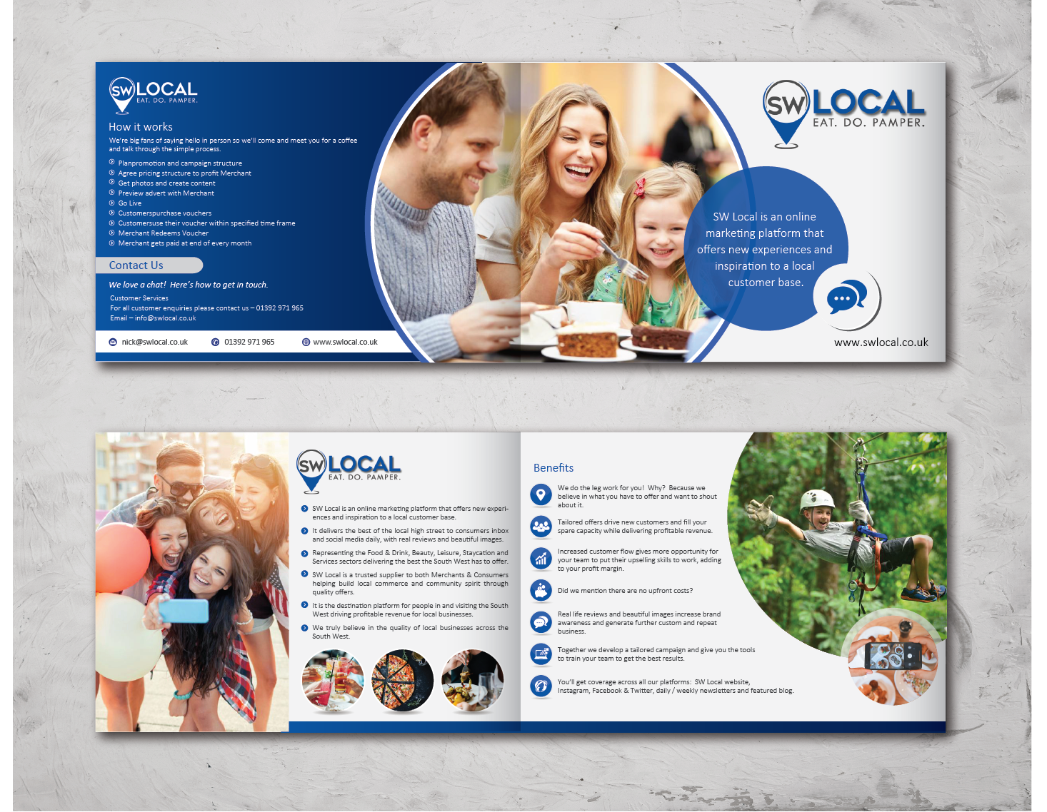 Brochure Design by alex989 for SW Local | Design #21700918