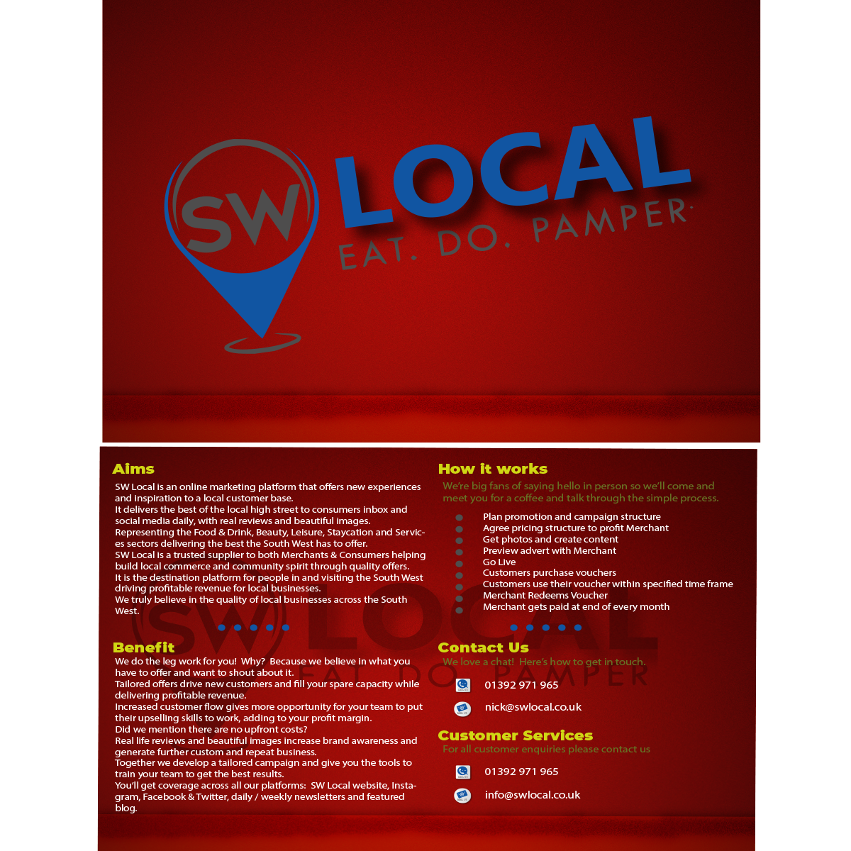 Design de Brochure par Xola Famar pour SW Local | Design #21700594