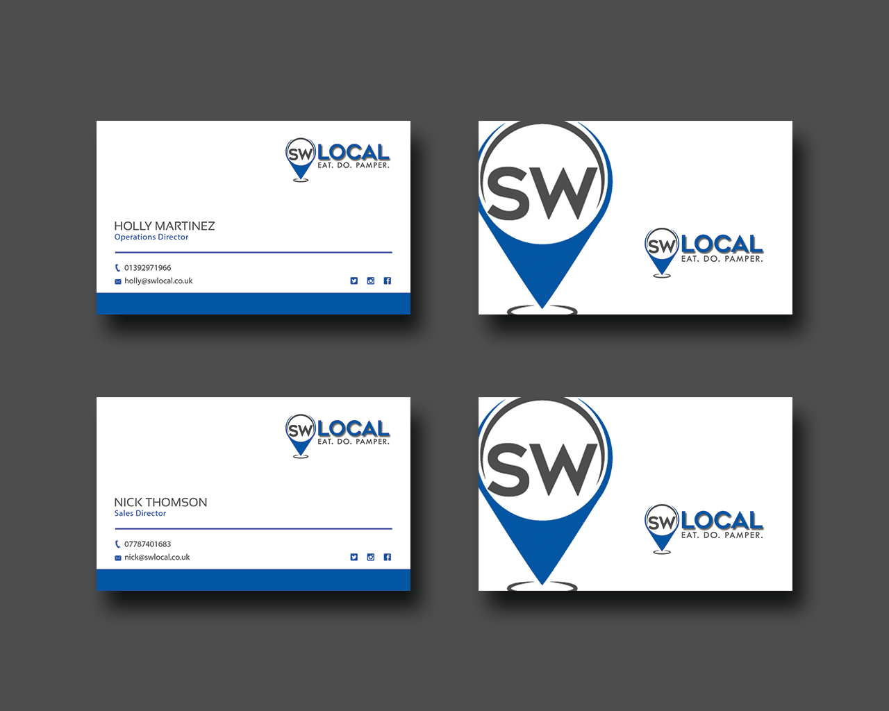 Business Card Design by Riz' for SW Local | Design #21672128