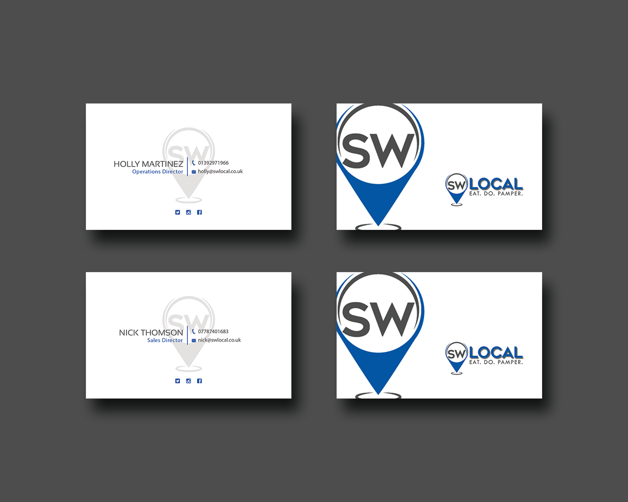 Business Card Design by Riz' for SW Local | Design #21672132