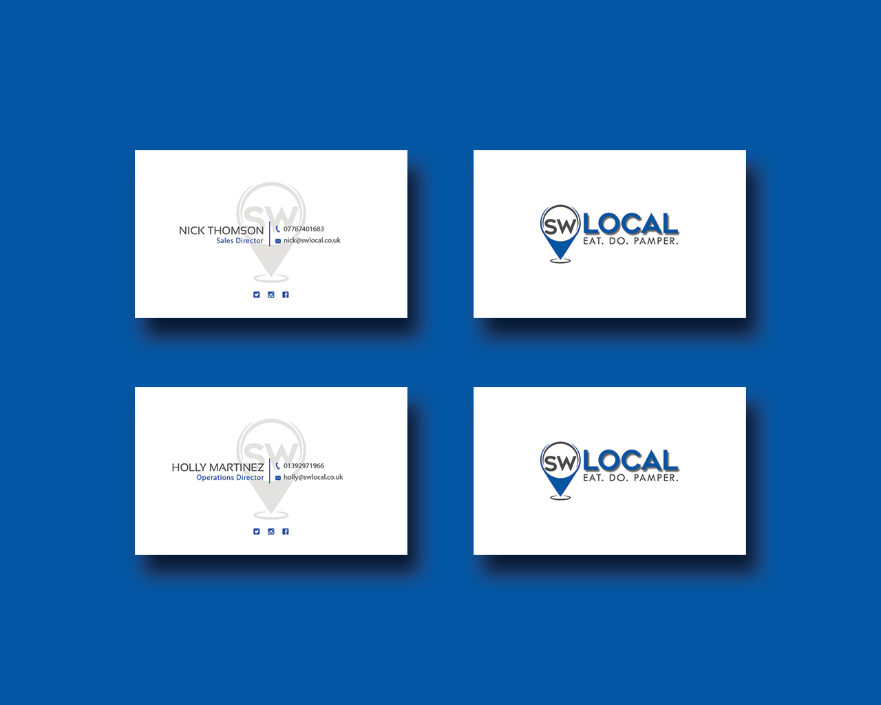 Business Card Design by Riz' for SW Local | Design #21672157
