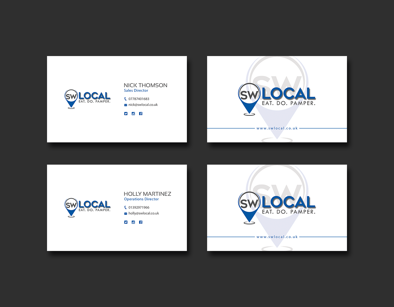 Diseño de Tarjeta de Presentación por Riz' para SW Local | Diseño #21701925