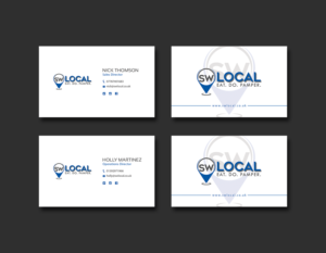 SW Local is an online marketing platform. | Diseño de Tarjeta de Presentación por Riz'
