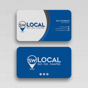 SW Local is an online marketing platform. | Diseño de Tarjeta de Presentación por WebixBD