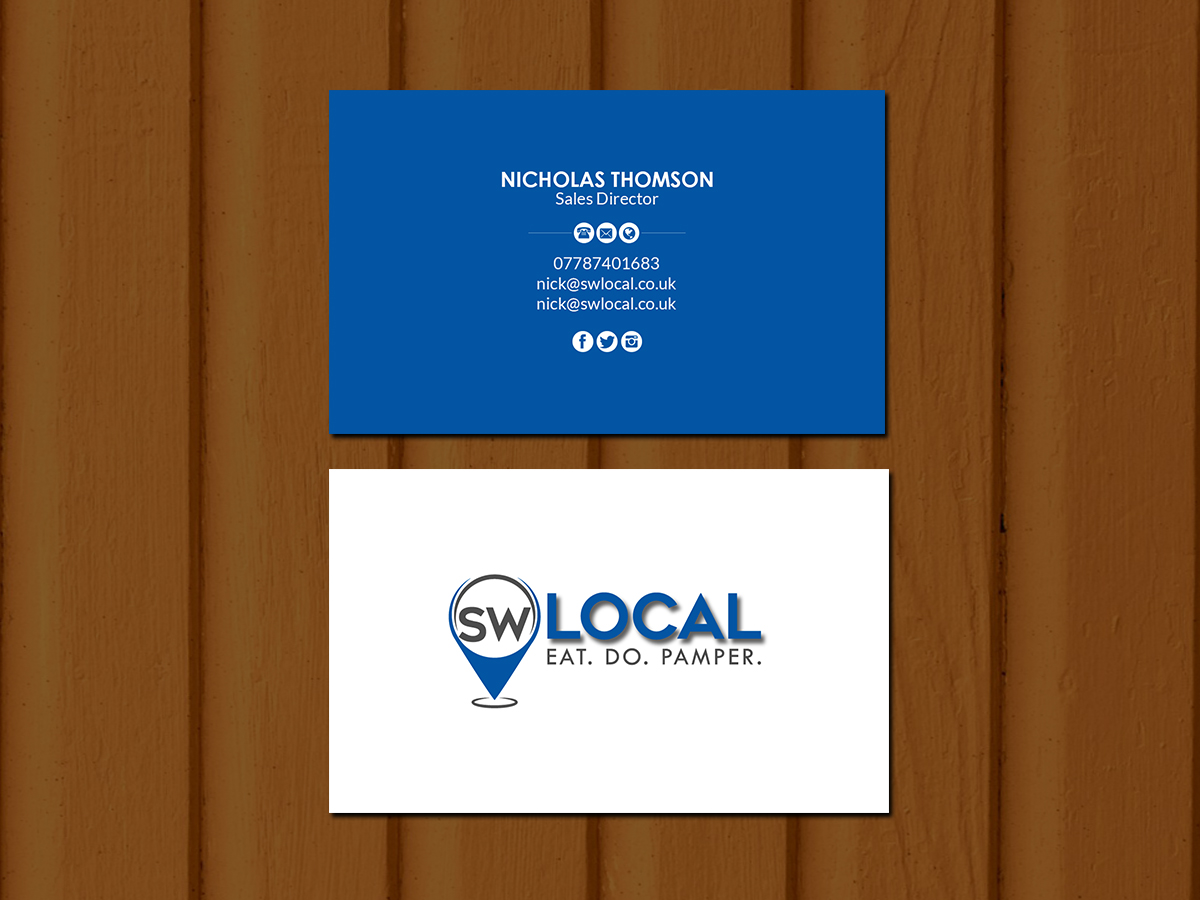 Visitenkarten-Design von Creations Box 2015 für SW Local | Design #21667187