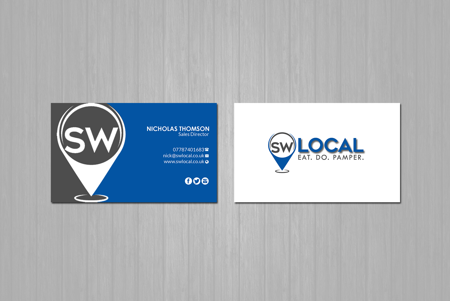 Business Card Design by Creations Box 2015 for SW Local | Design #21667494