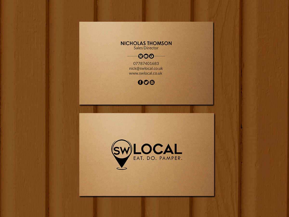 Design de Carte de Visite par Creations Box 2015 pour SW Local | Design #21672426
