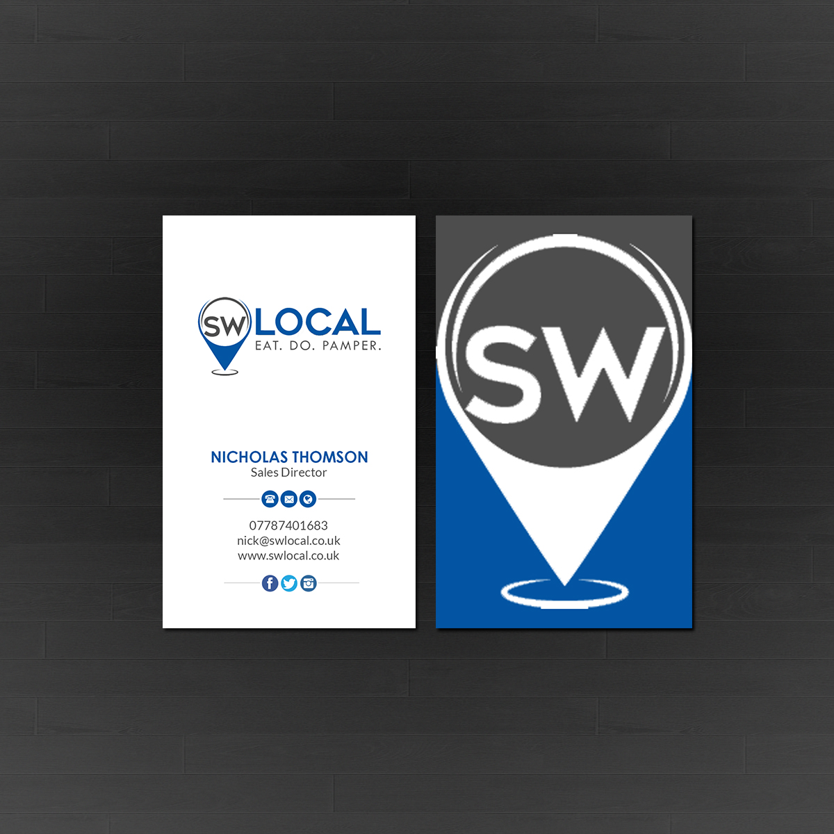 Business Card Design by Creations Box 2015 for SW Local | Design #21672431