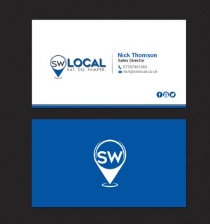 Business Card Design by chandrayaan.creative for SW Local | Design: #21671843