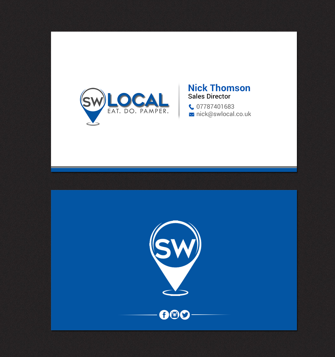 Business Card Design by chandrayaan.creative for SW Local | Design #21671844