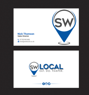 Business Card Design by chandrayaan.creative for SW Local | Design: #21671845