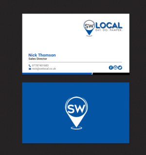 Business Card Design by chandrayaan.creative for SW Local | Design: #21671846