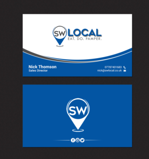 Business Card Design by chandrayaan.creative for SW Local | Design: #21671848