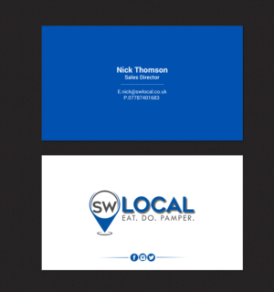 Business Card Design by chandrayaan.creative for SW Local | Design: #21671850