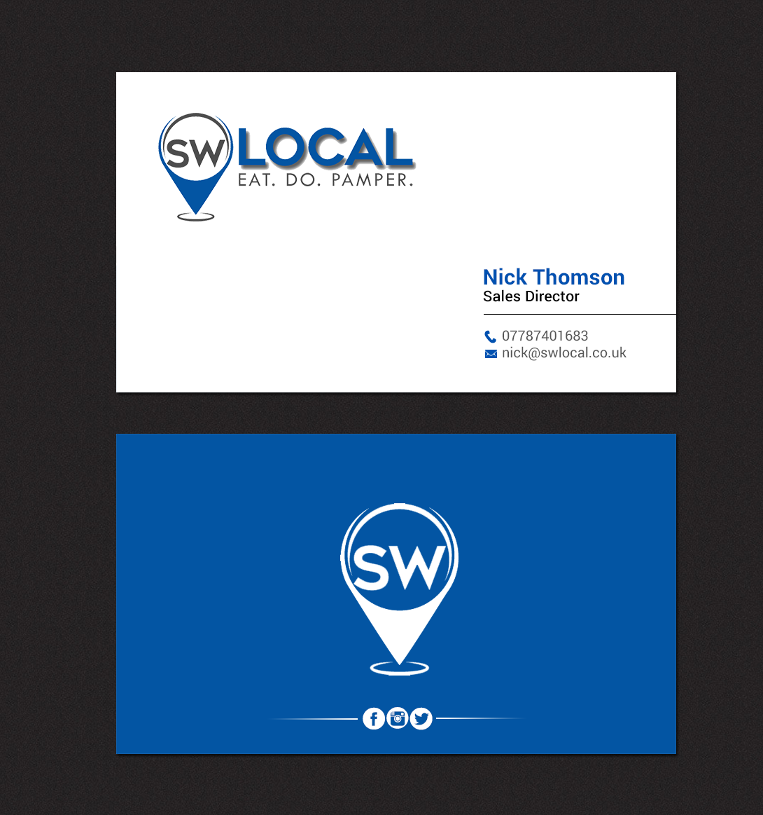 Business Card Design by chandrayaan.creative for SW Local | Design #21671851