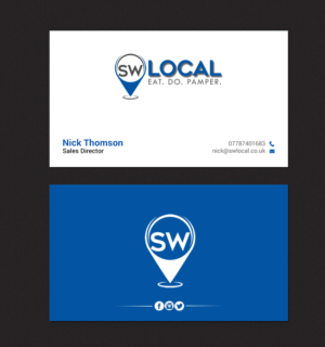Business Card Design by chandrayaan.creative for SW Local | Design: #21671853