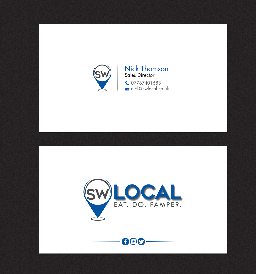 Visitenkarten-Design von chandrayaan.creative für SW Local | Design #21671856