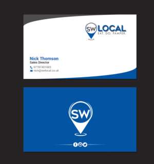 Business Card Design by chandrayaan.creative for SW Local | Design: #21671858