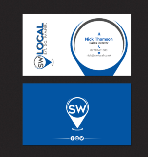 Business Card Design by chandrayaan.creative for SW Local | Design: #21671860