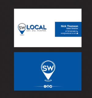 Business Card Design by chandrayaan.creative for SW Local | Design: #21671863