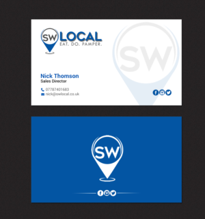 Business Card Design by chandrayaan.creative for SW Local | Design: #21671864