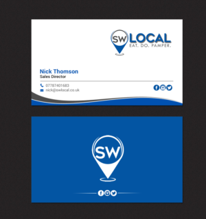 Business Card Design by chandrayaan.creative for SW Local | Design: #21671865