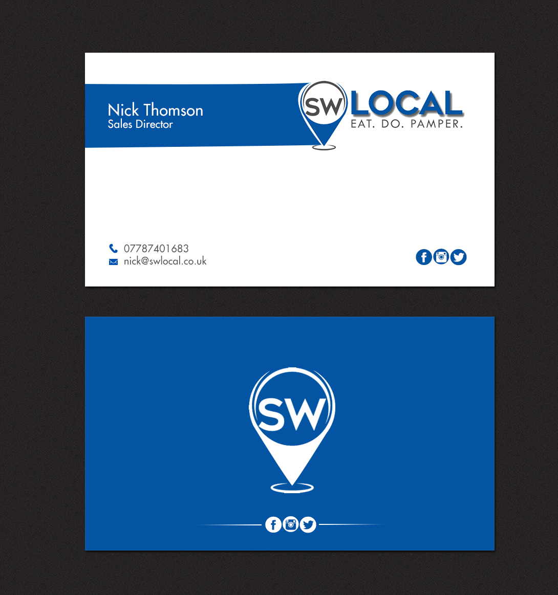 Business Card Design by chandrayaan.creative for SW Local | Design #21671866