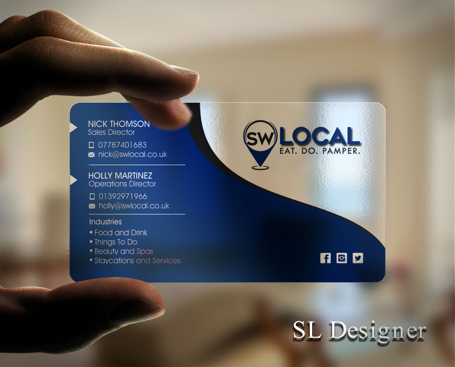 Business Card Design by SL Designer for SW Local | Design #21680879