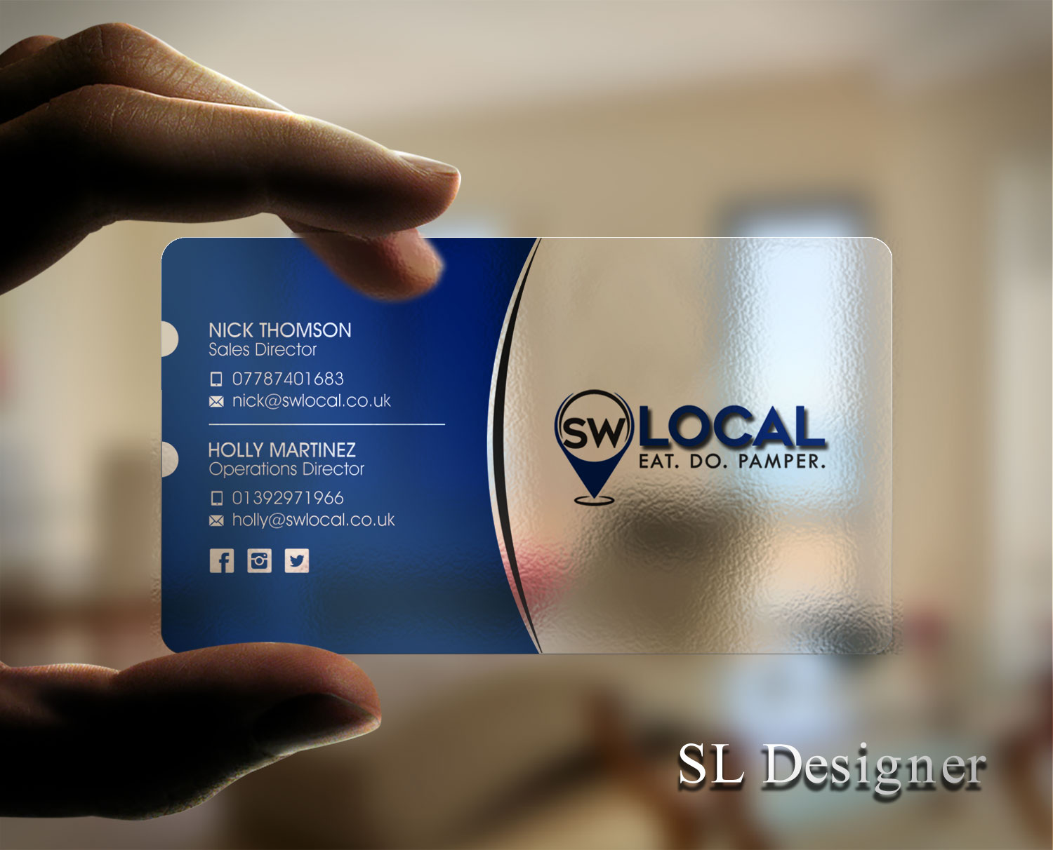 Diseño de Tarjeta de Presentación por SL Designer para SW Local | Diseño #21680880