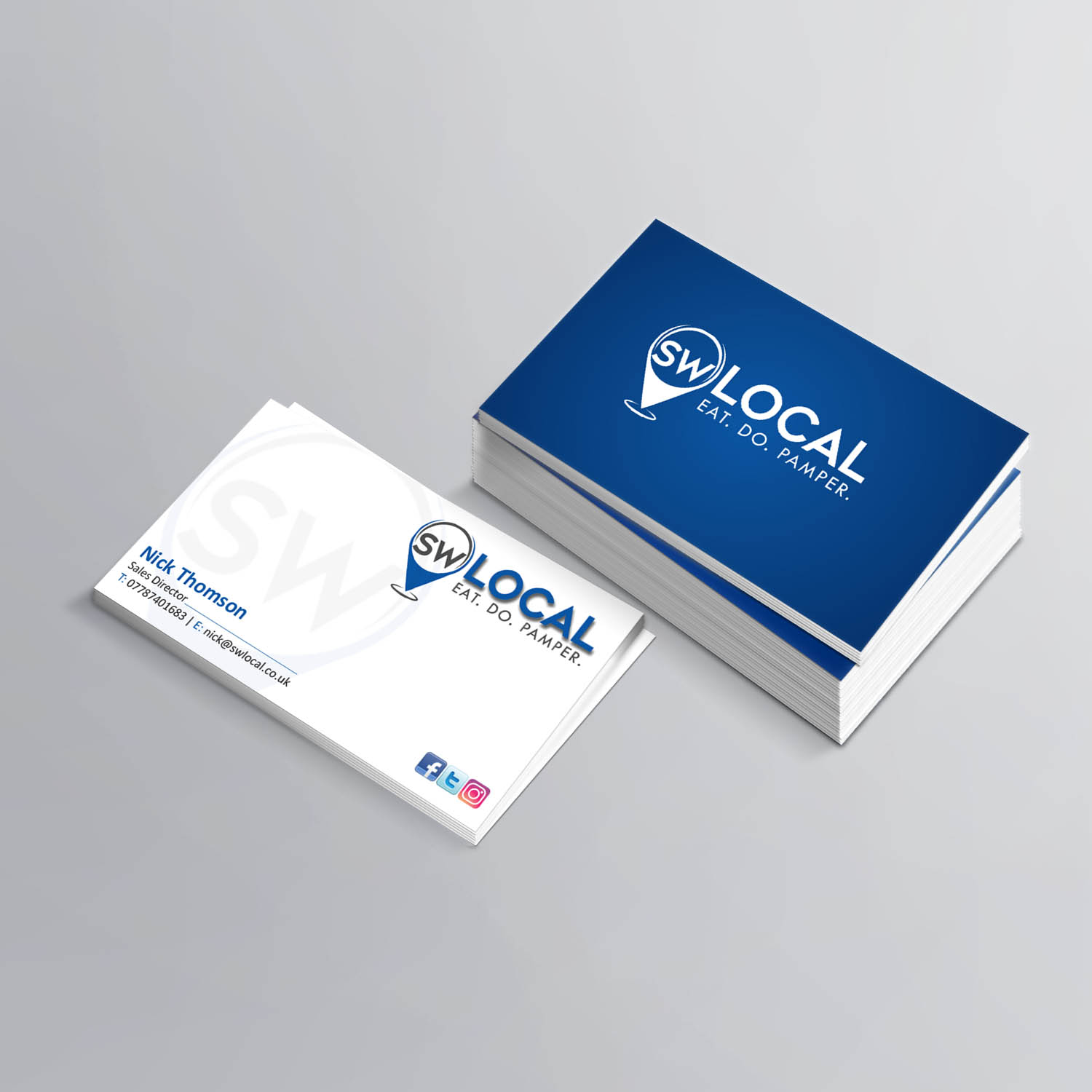 Business Card Design by Payel Paul for SW Local | Design #21668003
