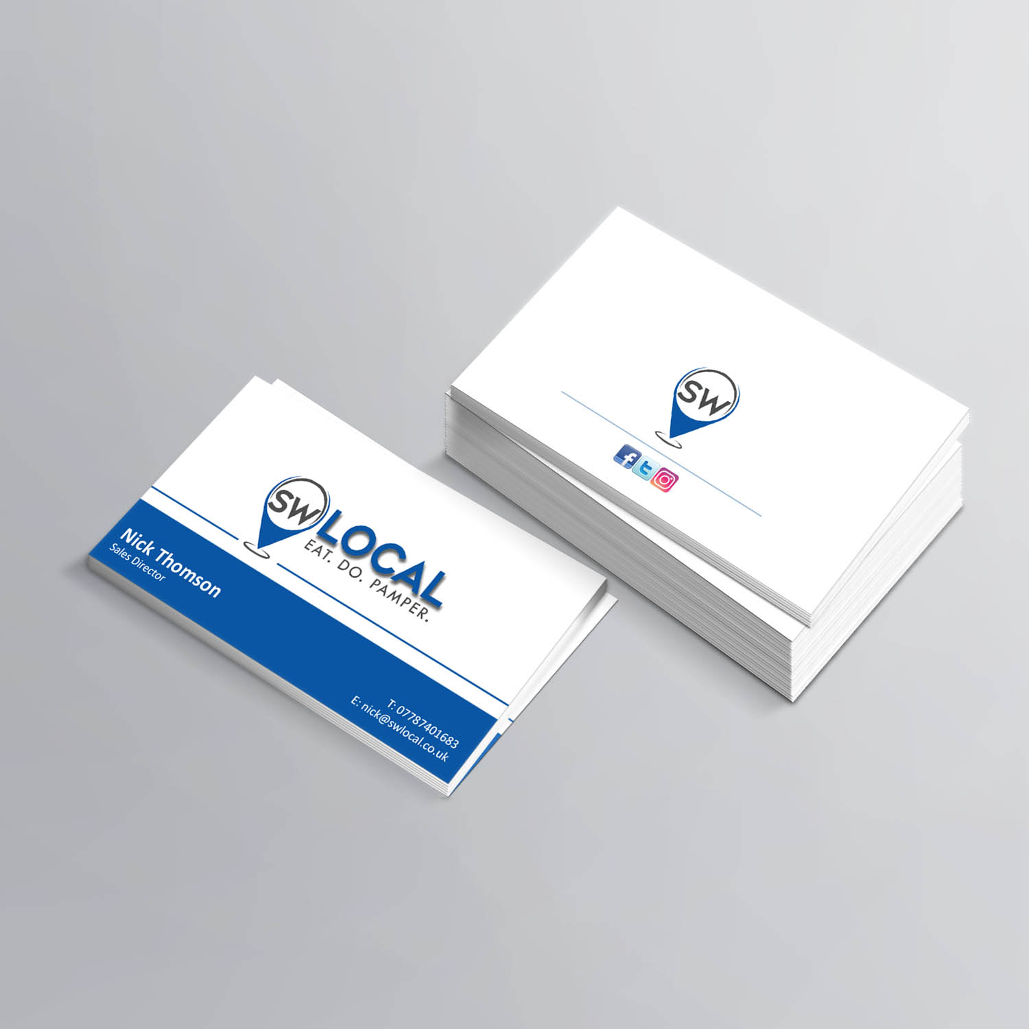 Business Card Design by Payel Paul for SW Local | Design #21668005