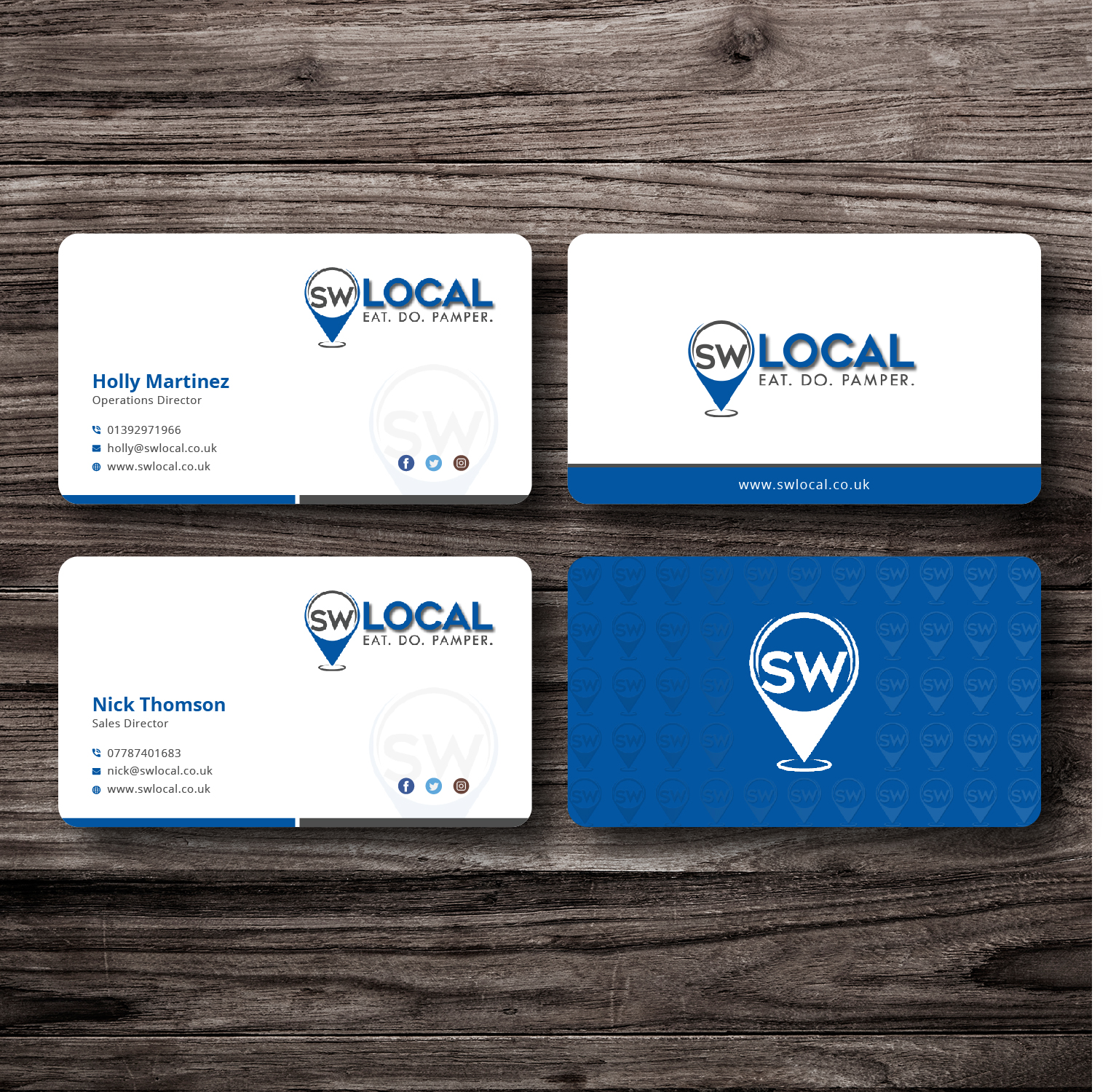 Business Card Design by Bold Pixels for SW Local | Design #21681917