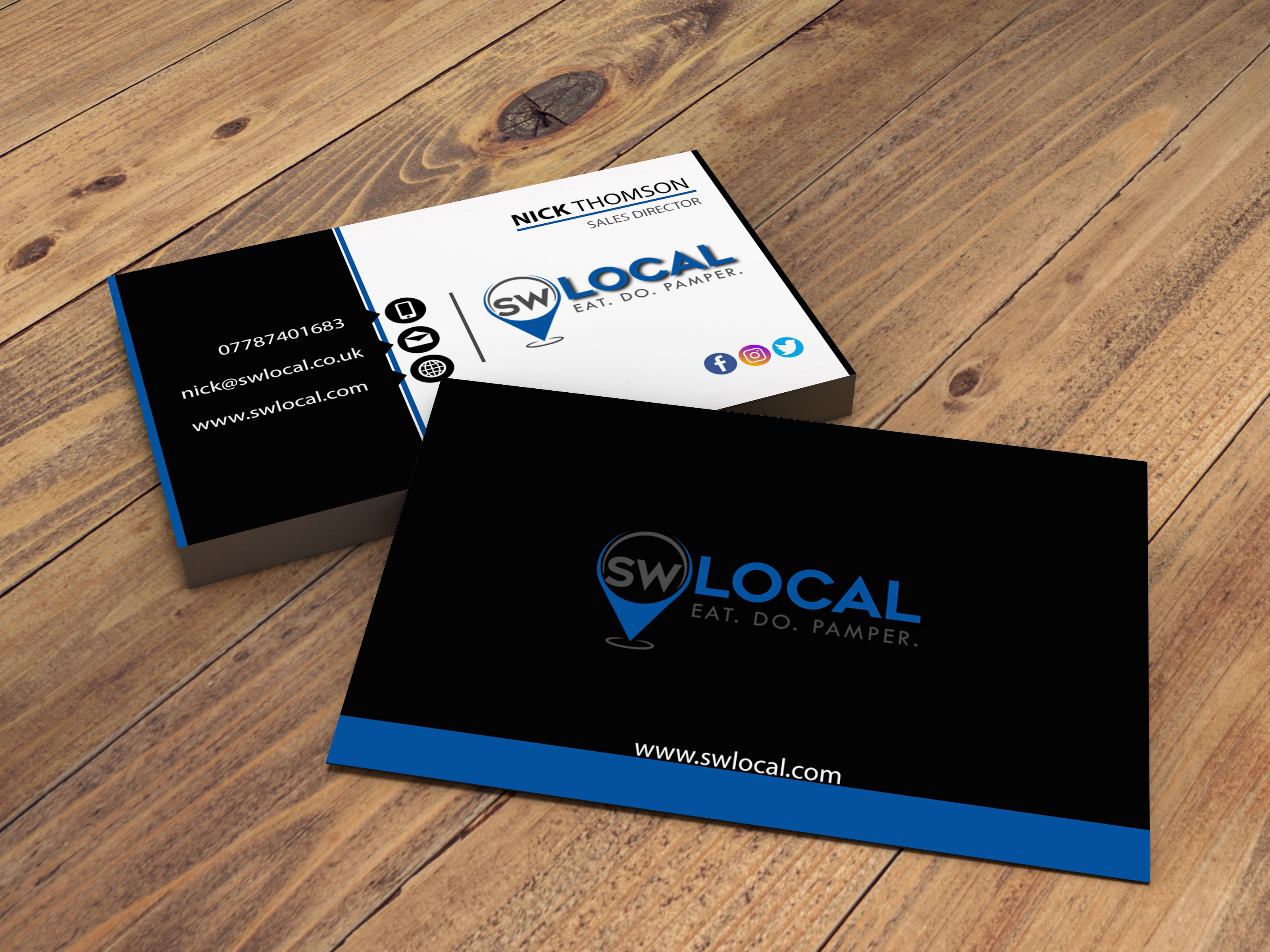 Business Card Design by seyaArts for SW Local | Design #21693732