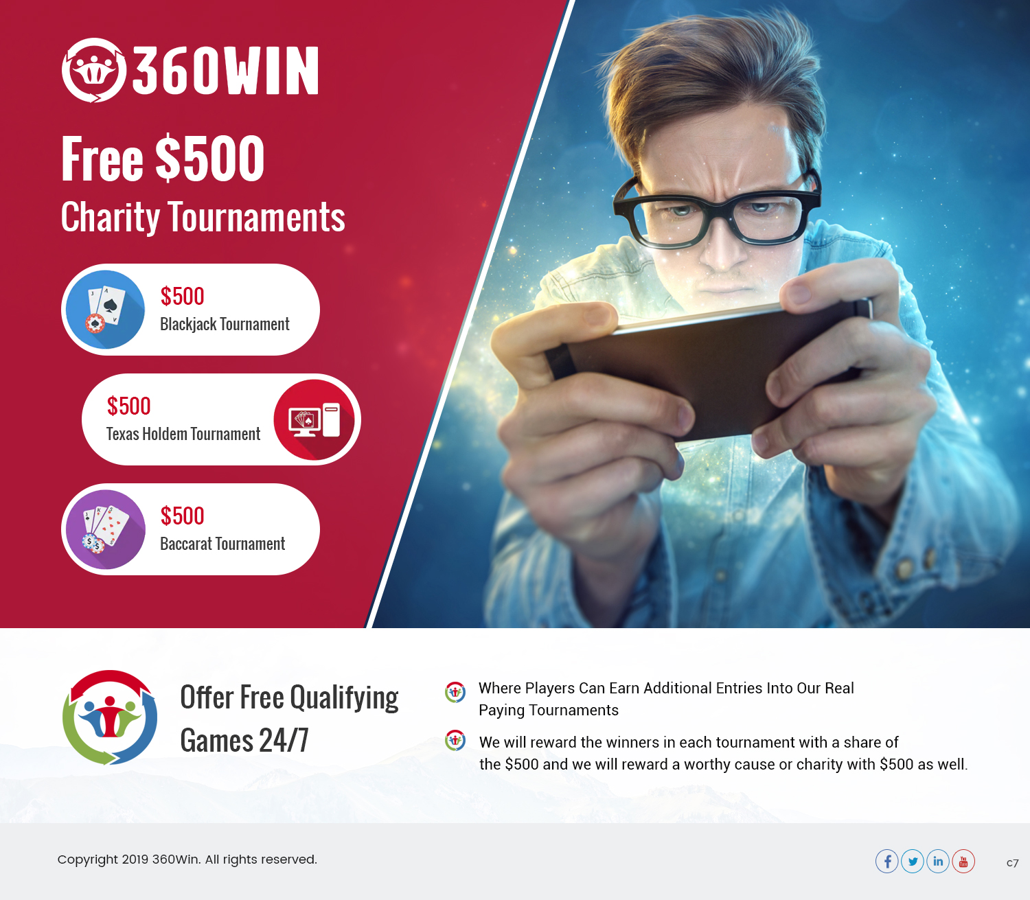 Landing Page Design by pb for 360WIN | Design #21683762