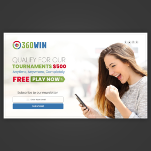 Landing Page Design by Pd Work for 360WIN | Design #21693917