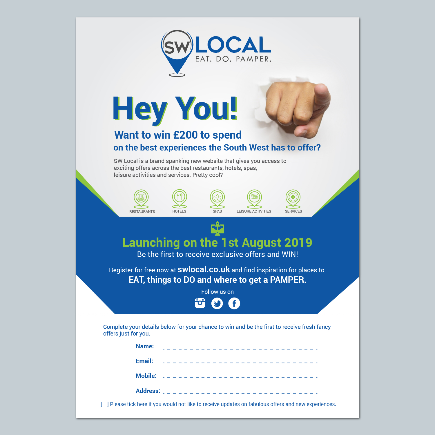Flyer Design by ColorDrops for SW Local | Design #21688539