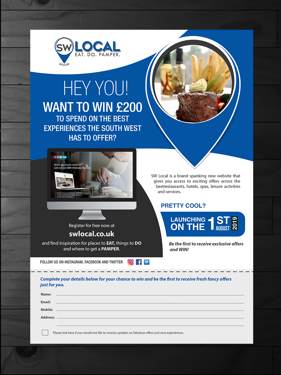 Flyer Design by innovative earth for SW Local | Design #21669883