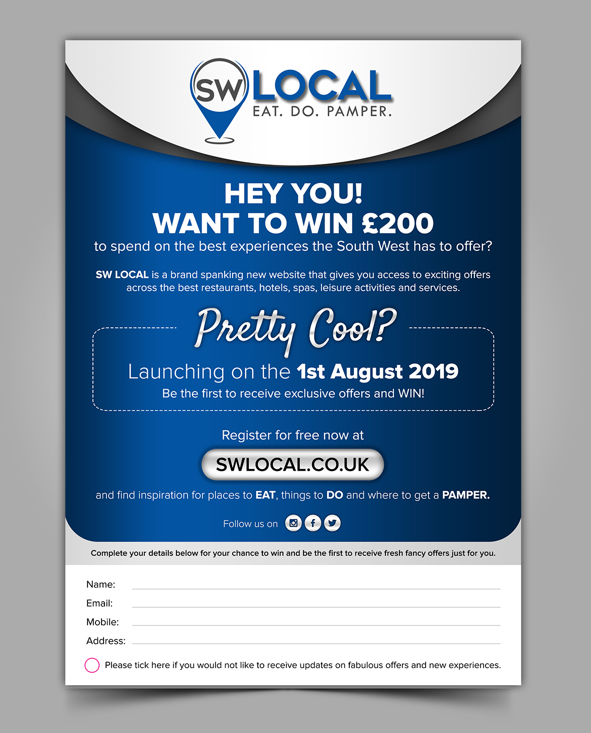 Diseño de Flyer por ARTOGRAPHY para SW Local | Diseño #21667768