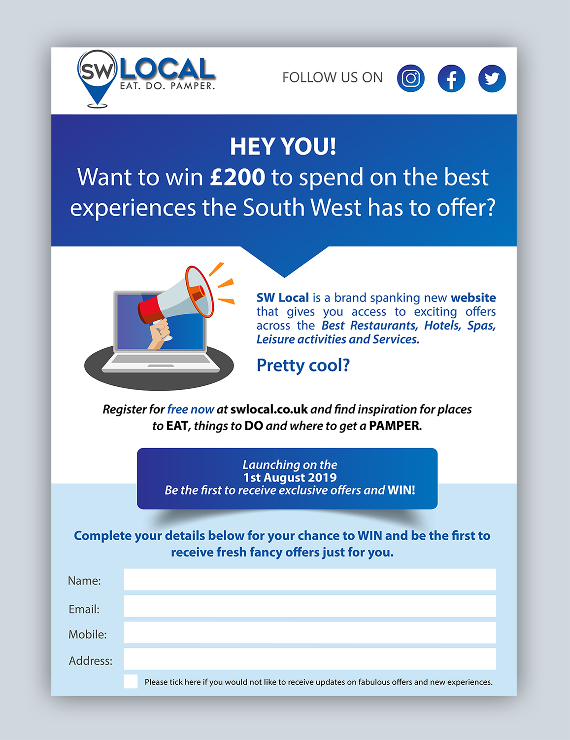 Flyer-Design von IndreDesign für SW Local | Design #21681110