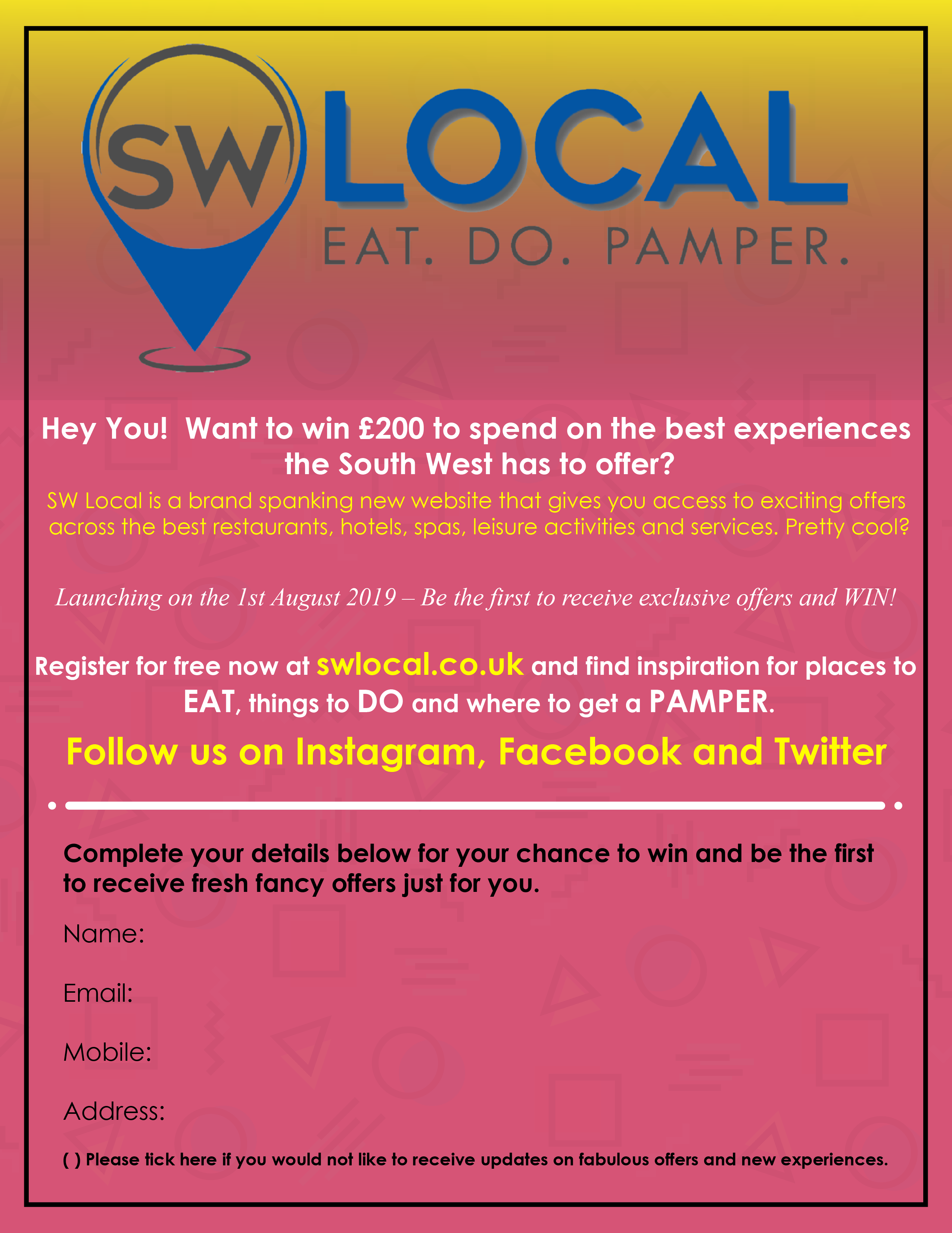 Flyer Design by Jouwine for SW Local | Design #21714690