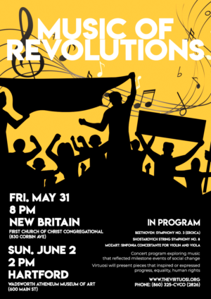 Poster Design by Roka66 for Connecticut Virtuosi Chamber Orchestra, Inc.  | Design: #21673766