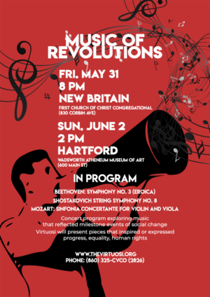 Poster Design by Roka66 for Connecticut Virtuosi Chamber Orchestra, Inc.  | Design: #21677615