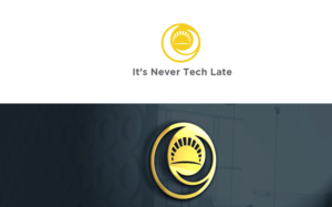 It's never tech late! | Logo Design by MT