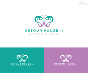 Detour House Inc - Supporting Women | Logo Design by Dot Design 3