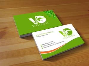 Design de Carte de Visite par Creations Box 2015 pour VG Wellness LLC | Design : #21673550