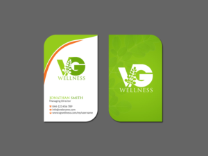 Diseño de Tarjeta de Presentación por Creations Box 2015 para VG Wellness LLC | Diseño: #21675448