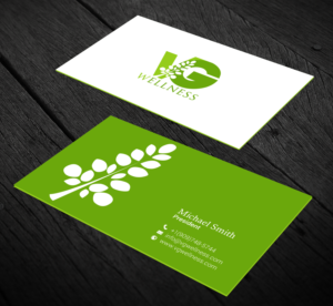 Diseño de Tarjeta de Presentación por chandrayaan.creative para VG Wellness LLC | Diseño: #21680825