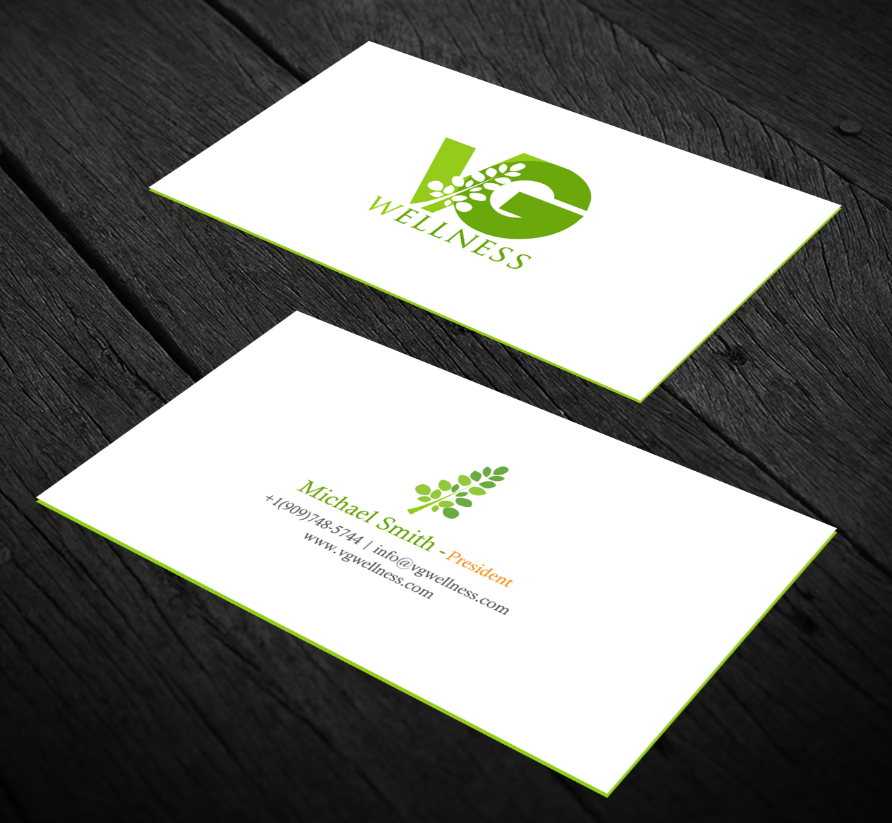 Business Card Design by chandrayaan.creative for VG Wellness LLC | Design #21682049